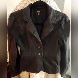 Mossimo Vintage Steampunk Navy Blue Women's Corset Jacket